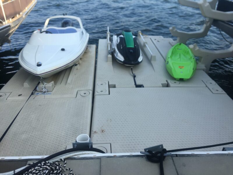 Kayak Dock w Wing & Front & Jet Ski dock